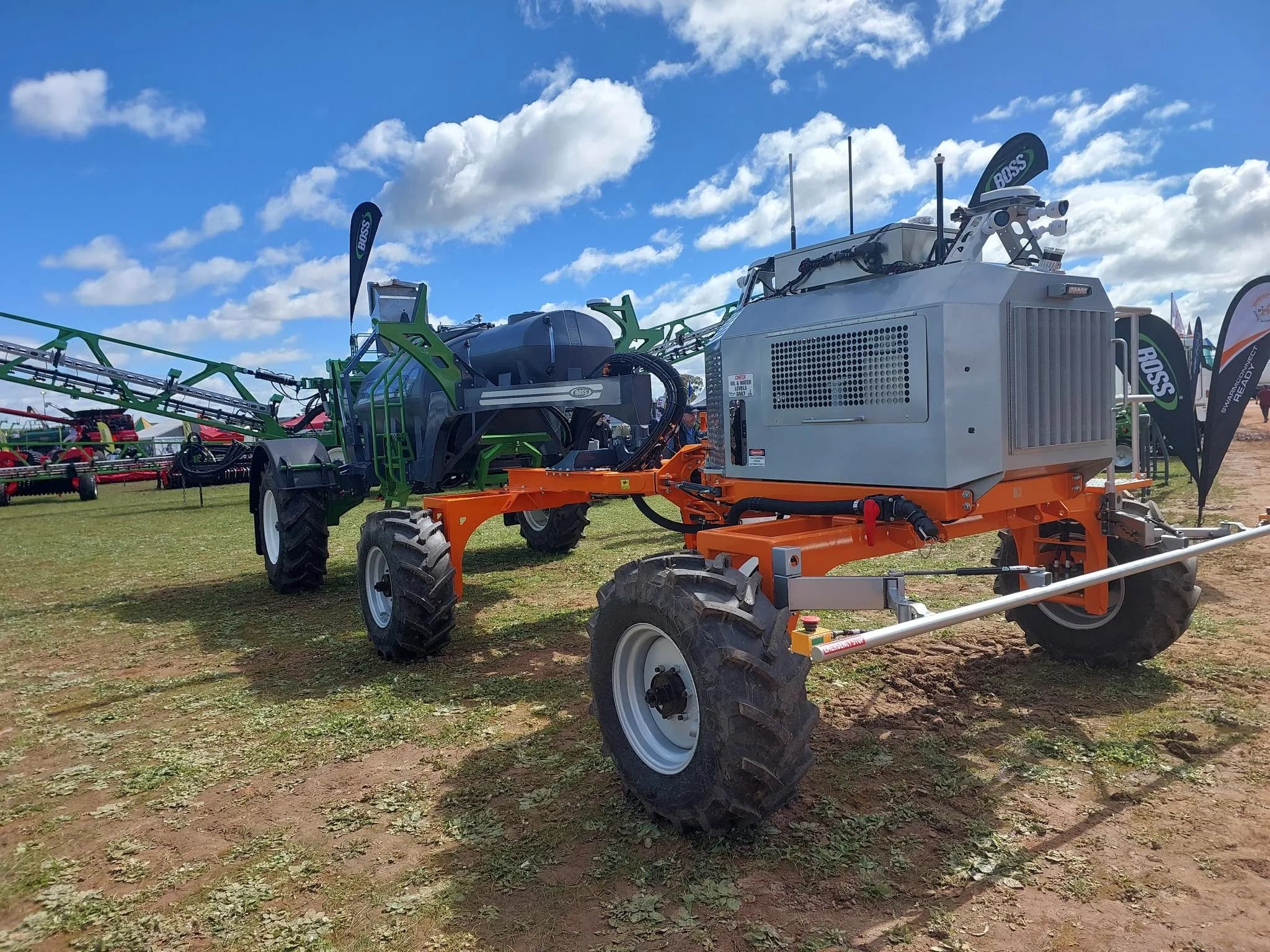 Spot sprayers.